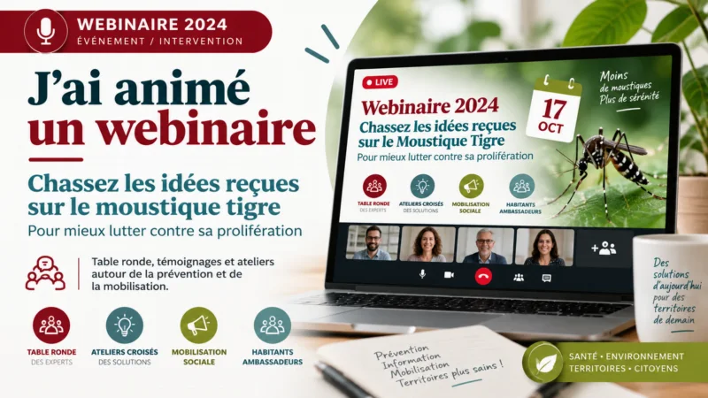 Article de GRAINE Nouvelle-Aquitaine sur la lutte contre le moustique tigre